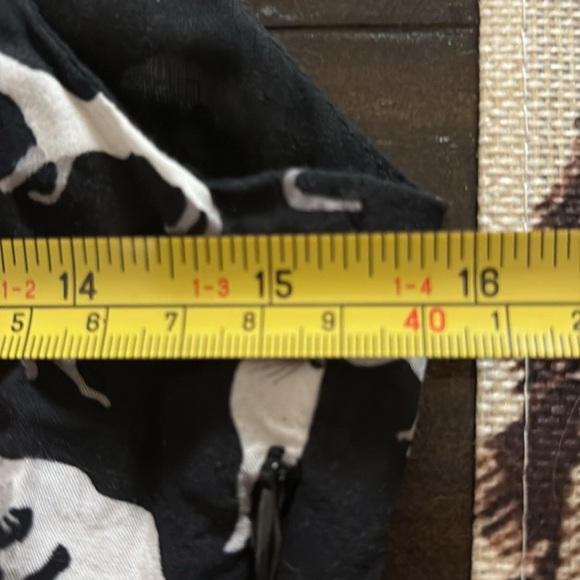 Black and White Animal Print Midi Dress - Picture 6 of 6